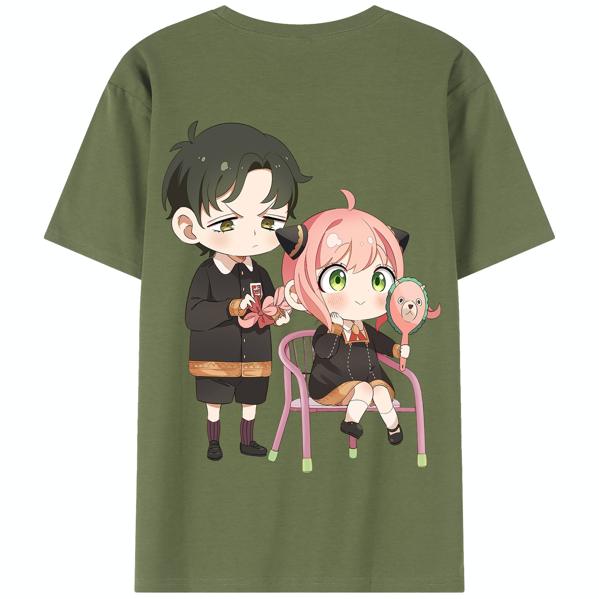 （画像用） SPY×FAMILY间谍家家酒 綿100％半袖Tシャツ（背面プリント）